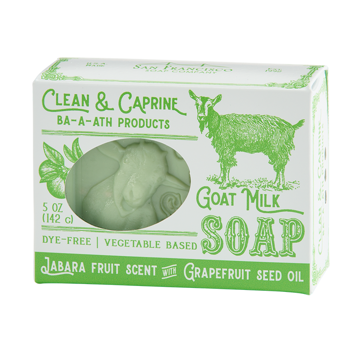 Jabara Goat Milk 5oz pressed bar soap