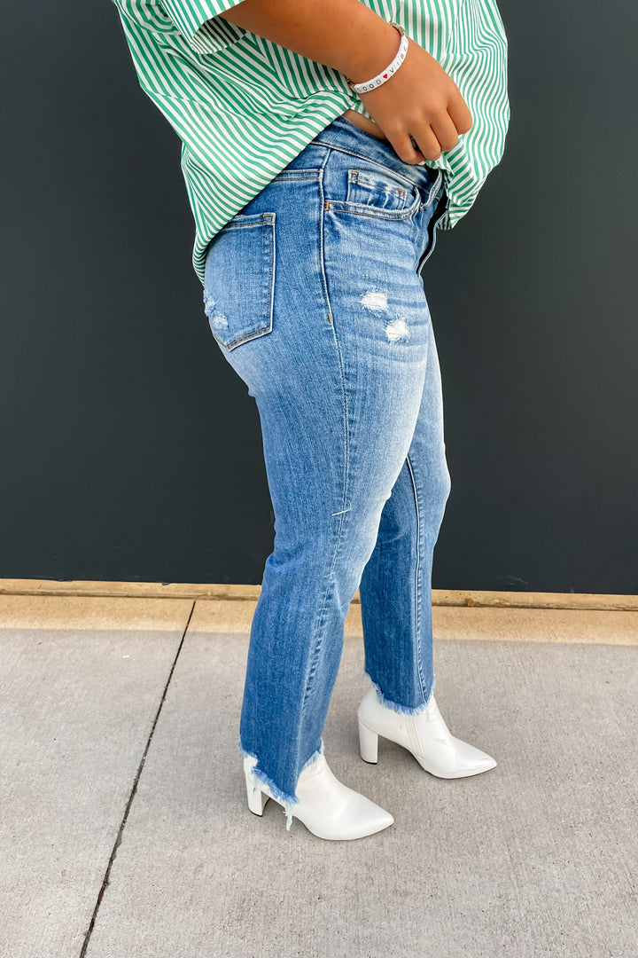 Logan Crop Flare Jeans