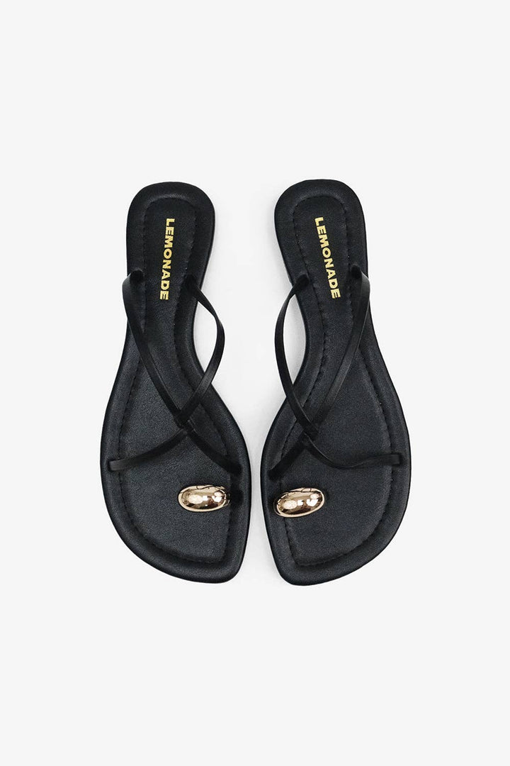 Criscross Gold Toe ring Sandals