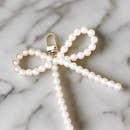 White Bow Purse Charm