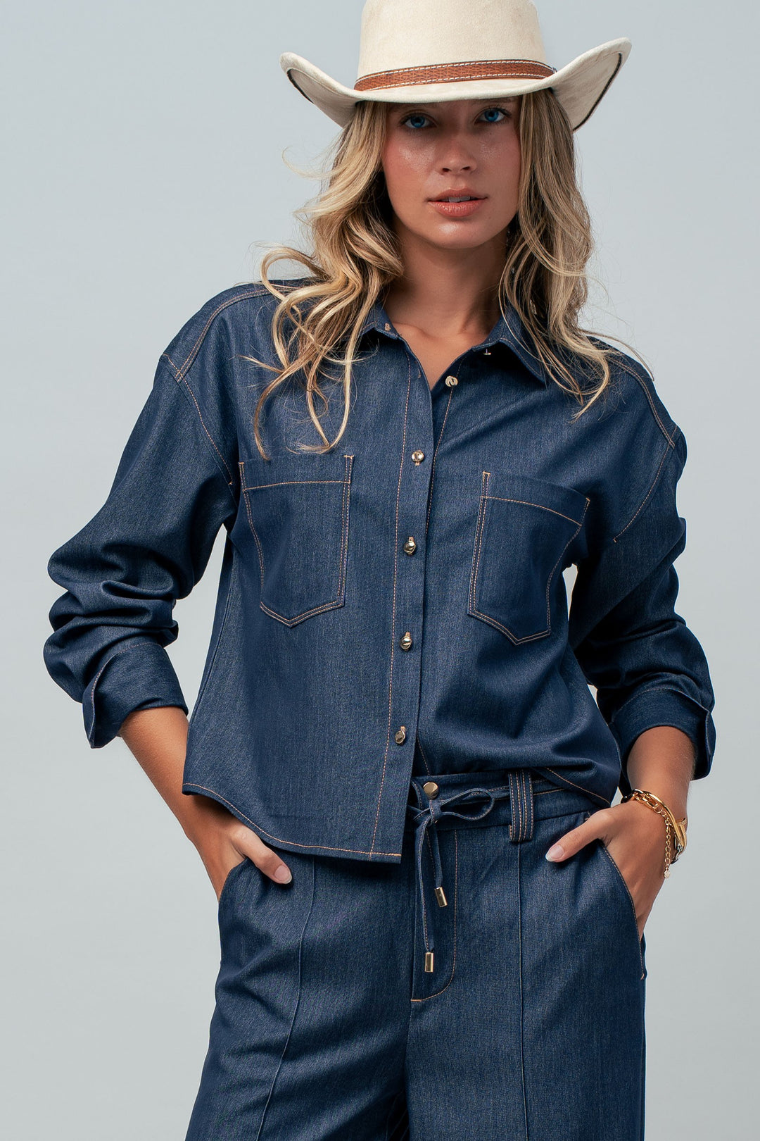 Utility Denim Shirt