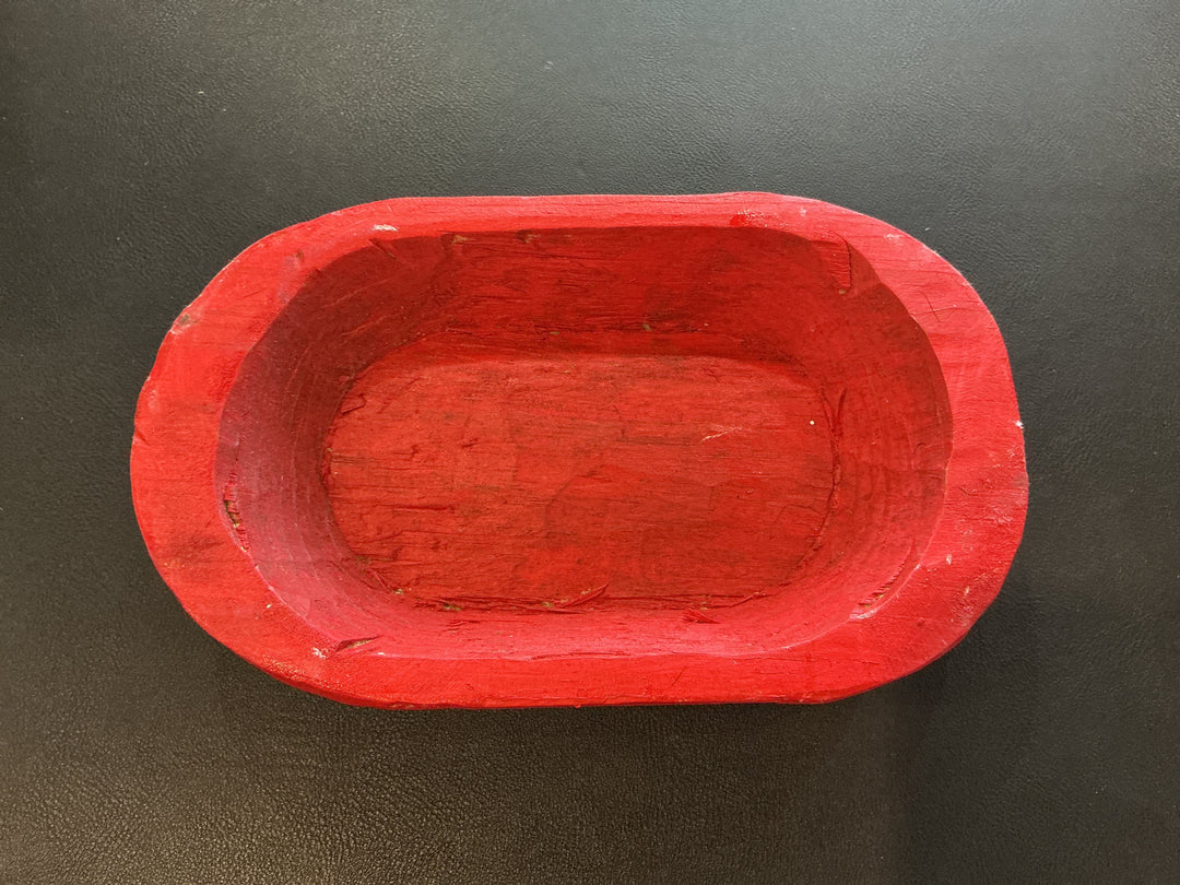 Red Wood Bowl