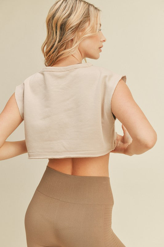 Cut Off Style Cropped Tank Top
