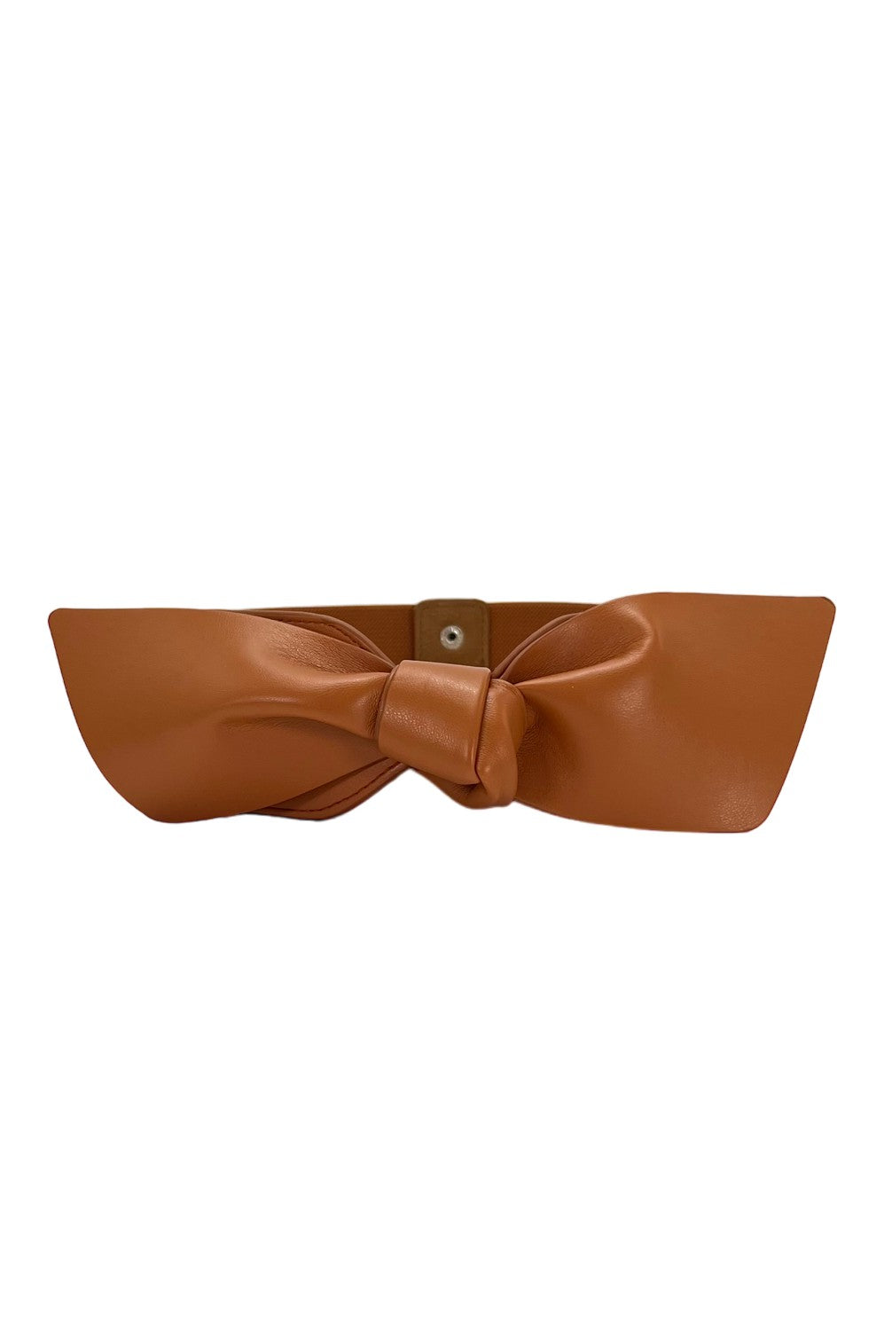 Leather Bow Buckle Belt