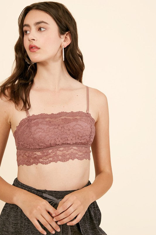 Lace Bandeau Bralette