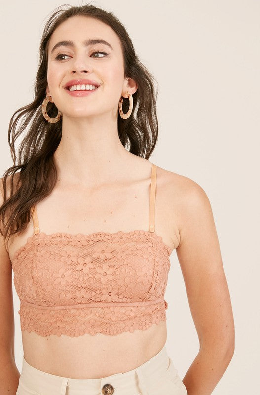 Lace Bandeau Bralette