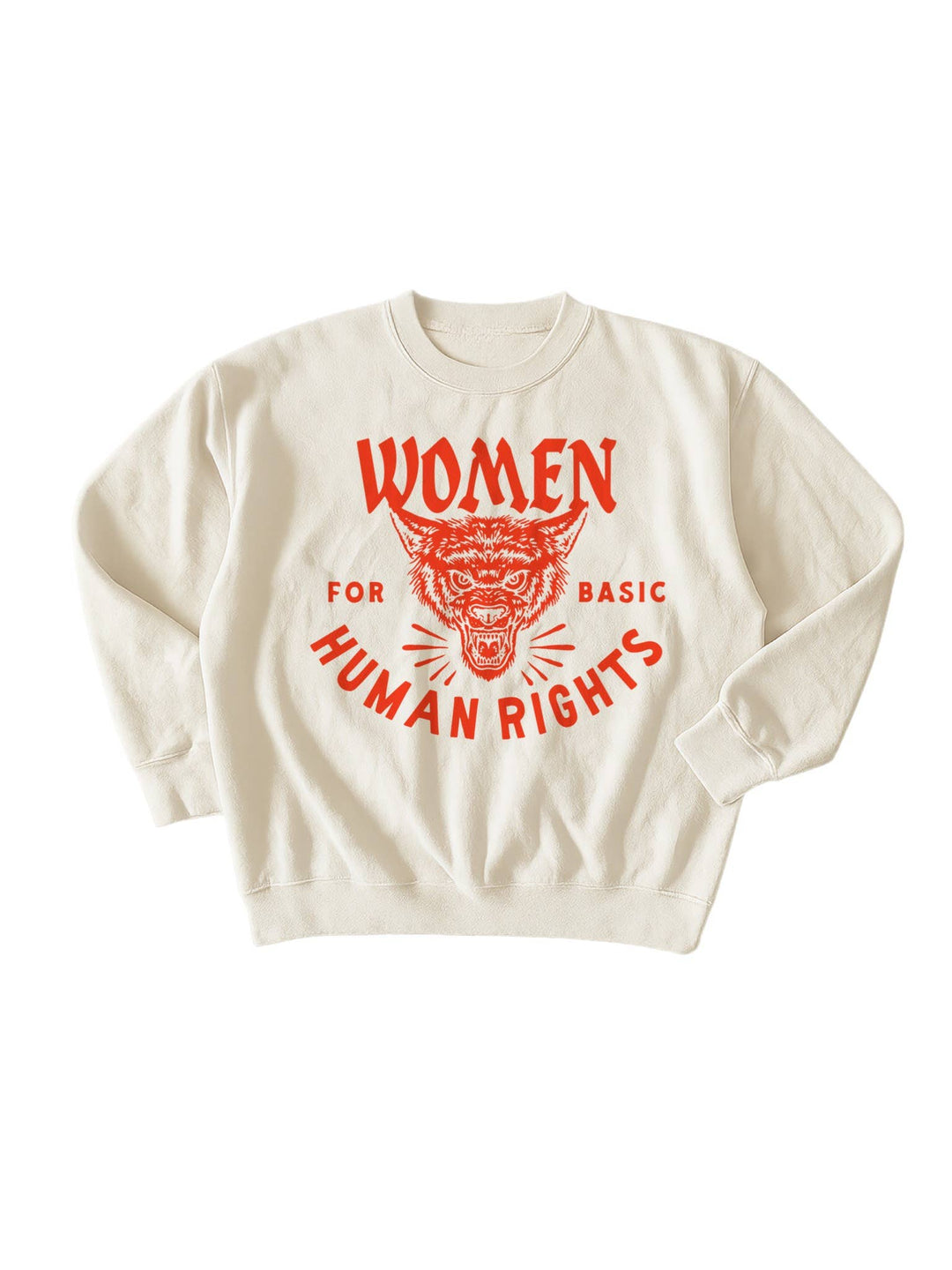 Women for basic human rights Sweatshirt