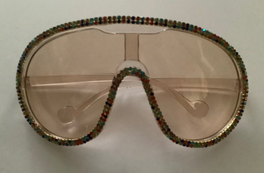 Rhinestone Oversized Sunglasses