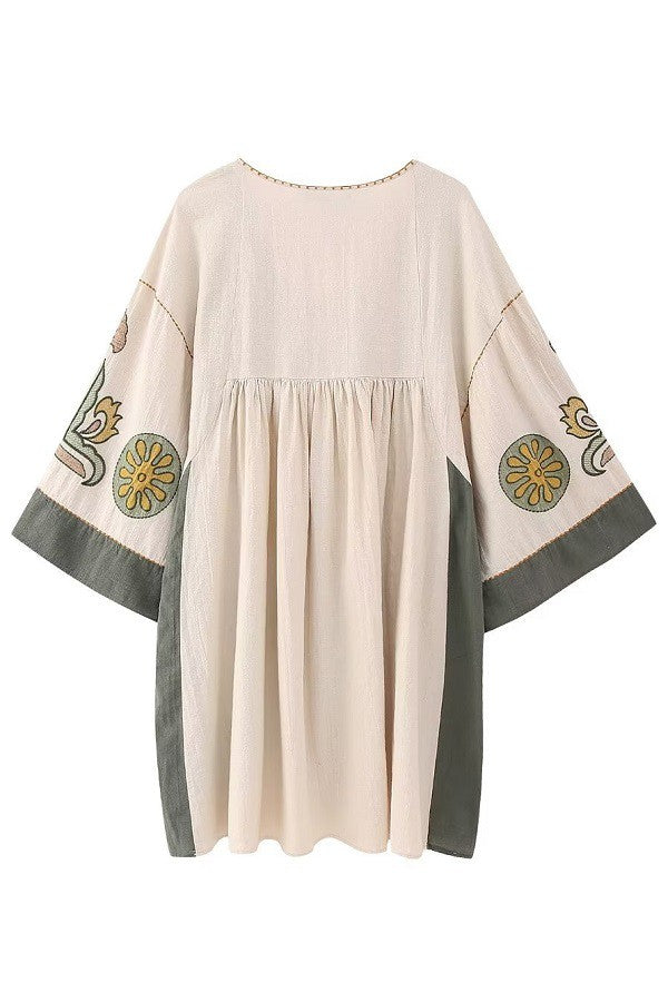 Nina Embroidered Dress