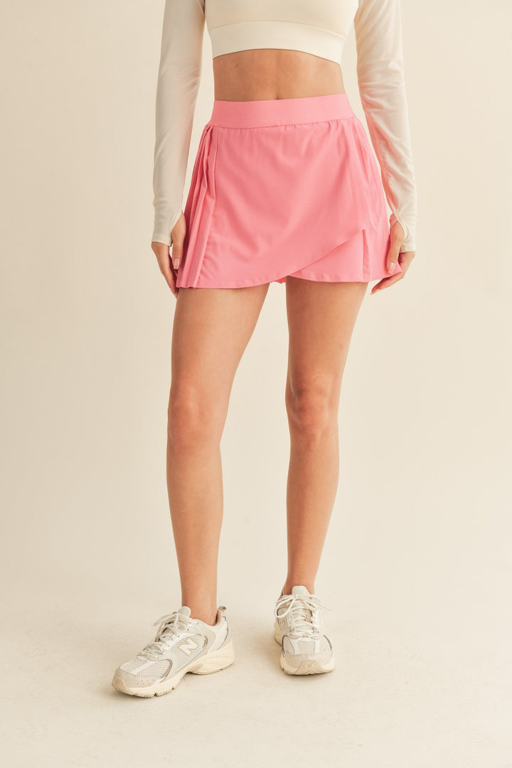 Wrap-Style Tennis Skirt