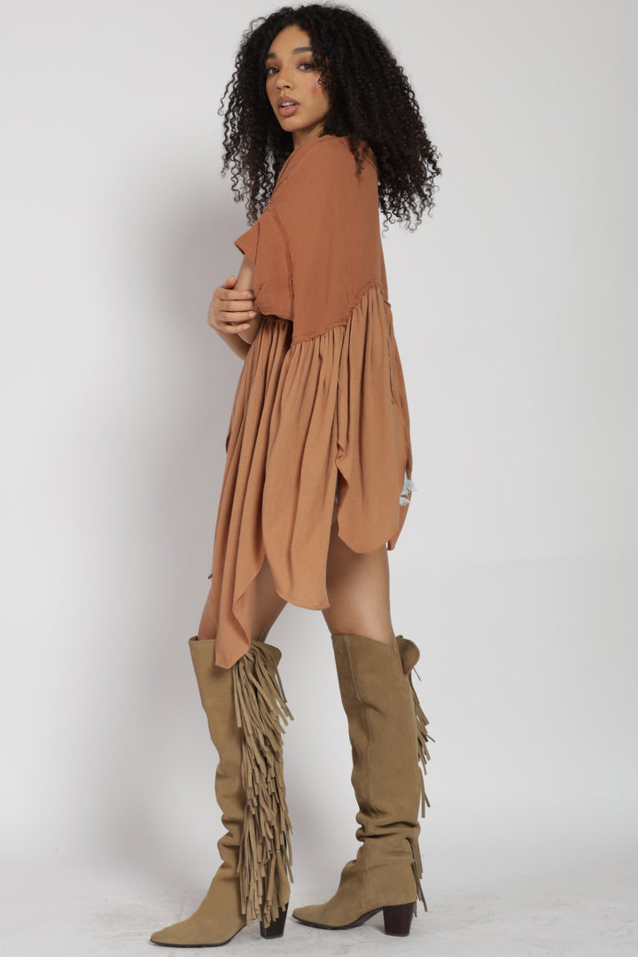 Gauze Loose Top