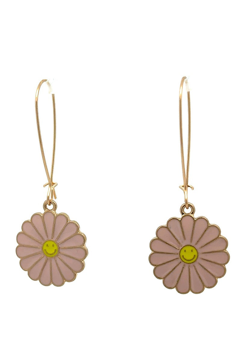Smiley Flower Earrings