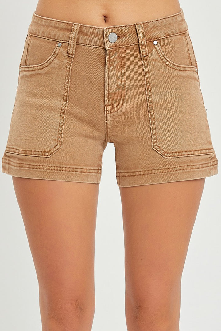 Front Patch Pocket Shorts