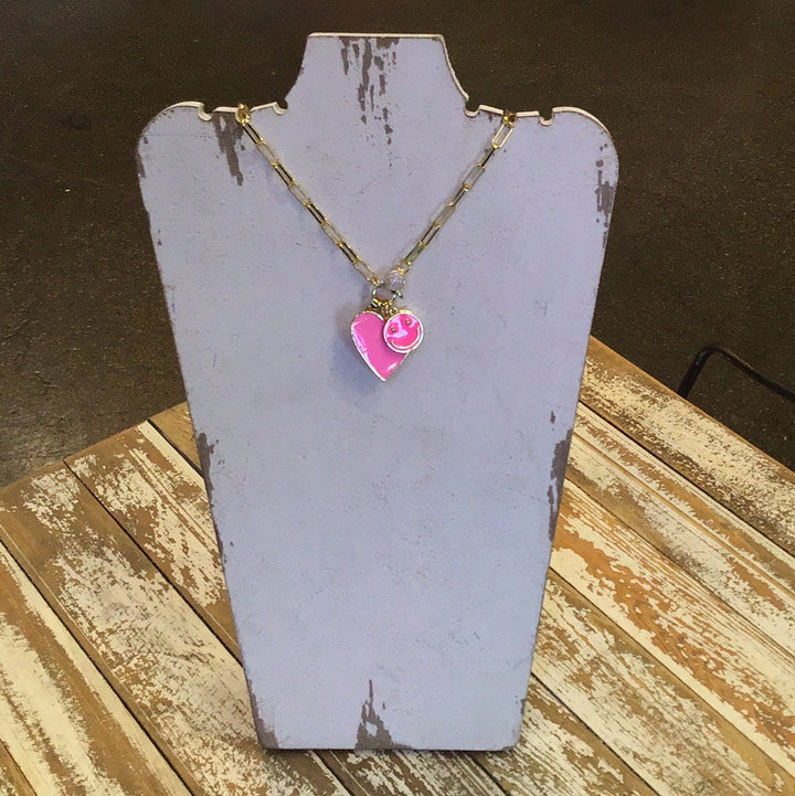Happy, Heart, Chill Necklace