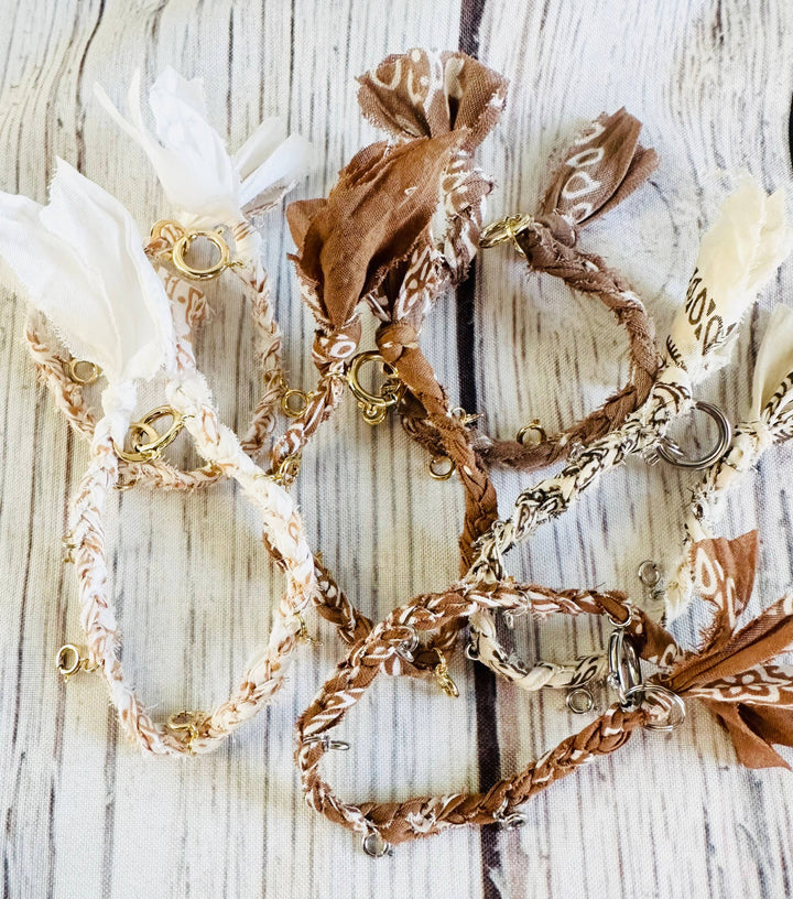 Charm Bar Bandana Bracelets
