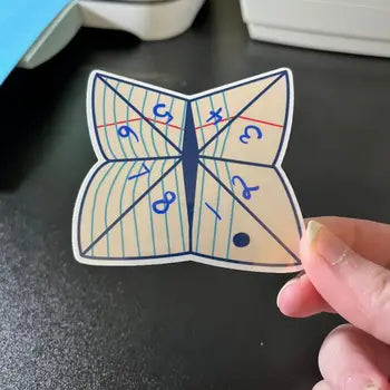 Fortune cookie Vinyl sticker