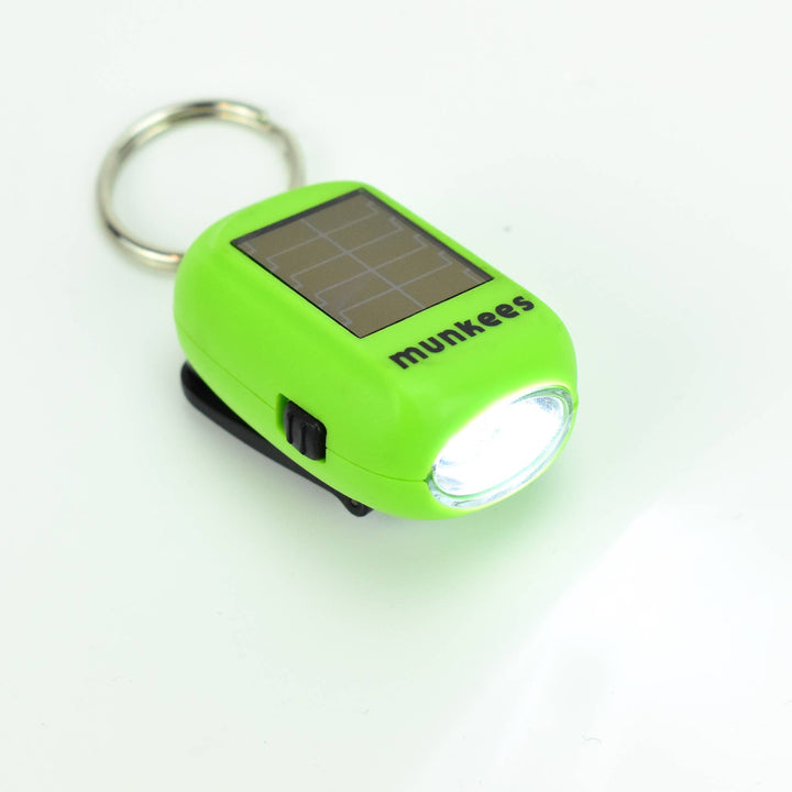 MINI SOLAR DYNAMO LED FLASHLIGHT