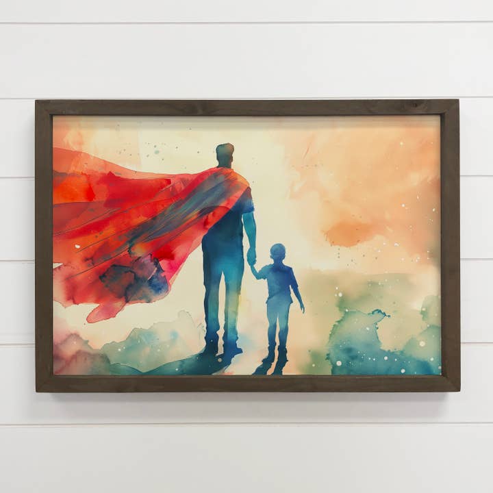Super Dad Canvas Art