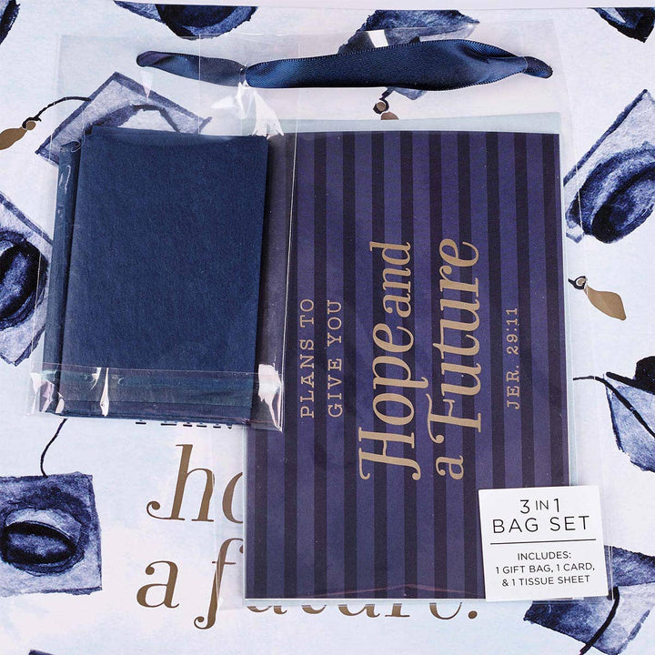 Hope & a Future Large Blue Gift Bag