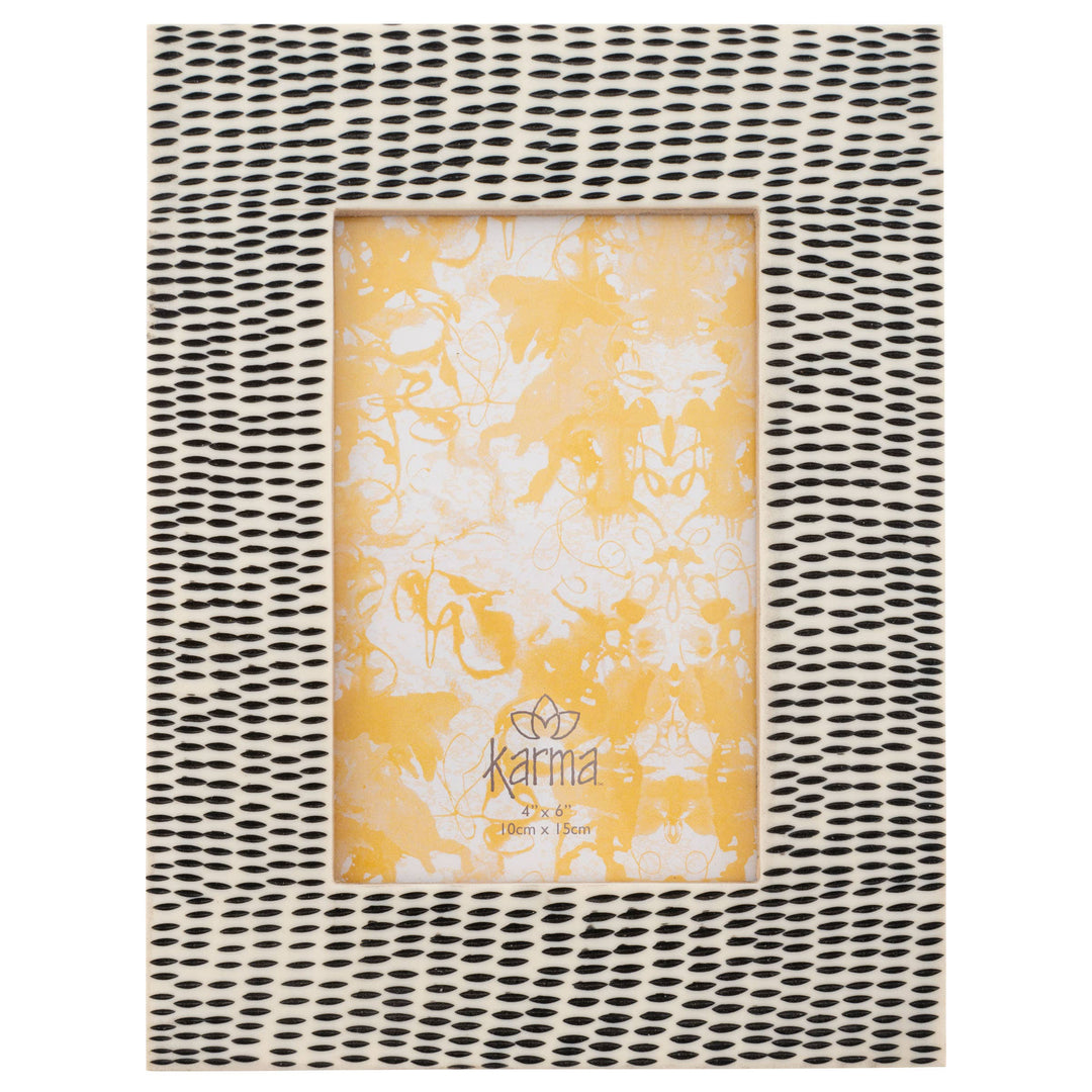 Resin Picture Frames: Abstract Dots Rectangle