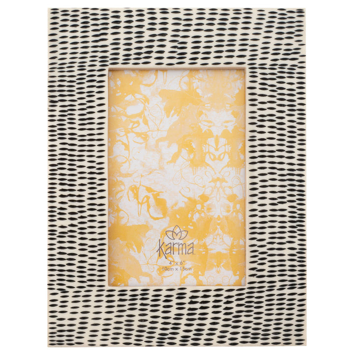 Resin Picture Frames: Abstract Dots Rectangle
