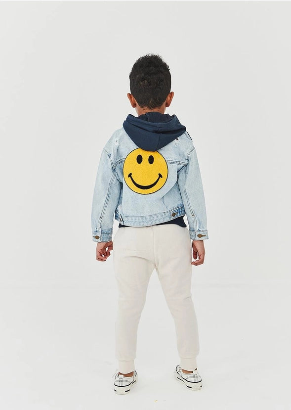Patched Denim Jacket