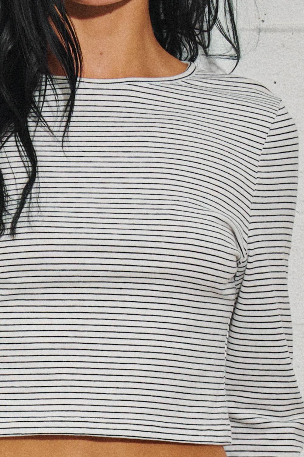 Navy Striped Long Sleeve