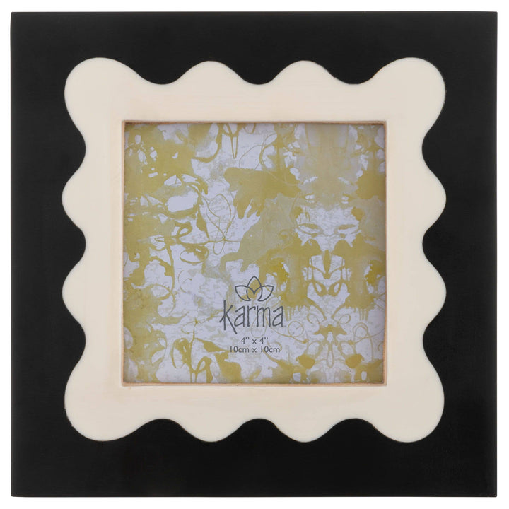 Resin Picture Frames: Abstract Dots Rectangle