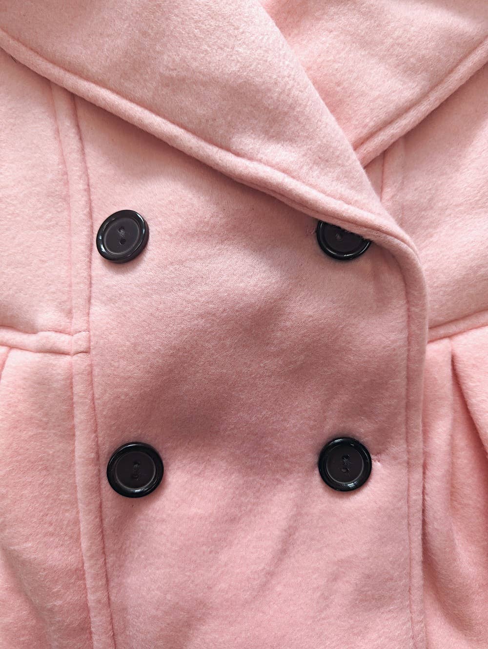 Girls' Double-Breasted Peacoat