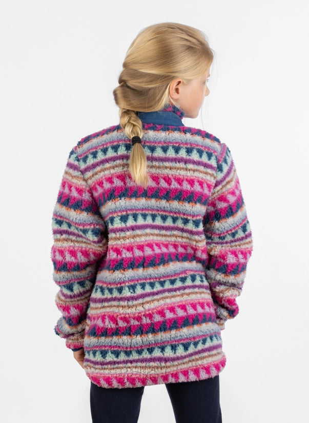 Sherpa Geo Zip Up Sweater