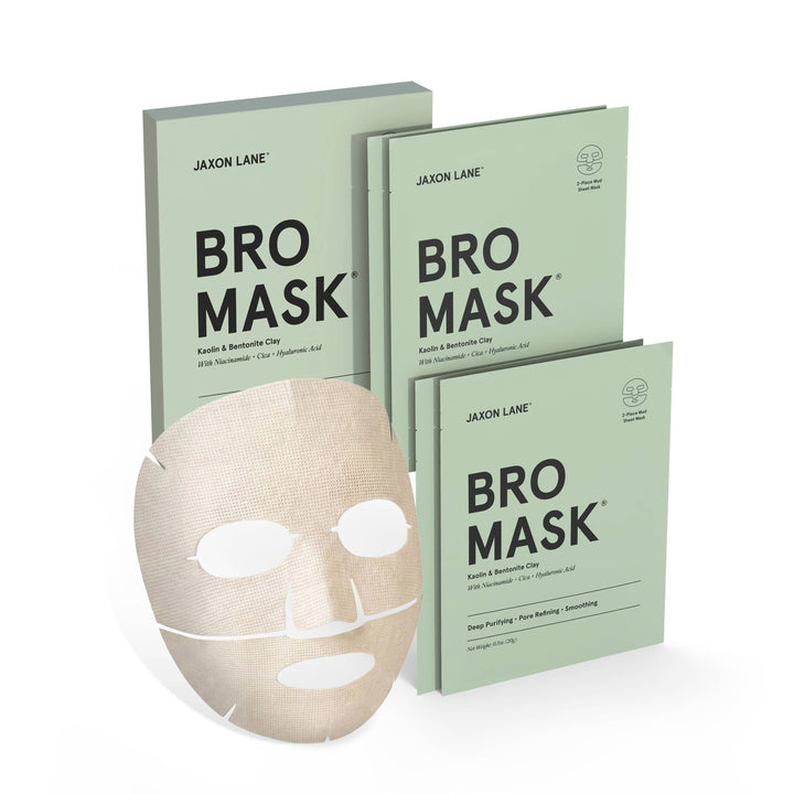 Bro Mask Clay Mask for Men -4 Pack