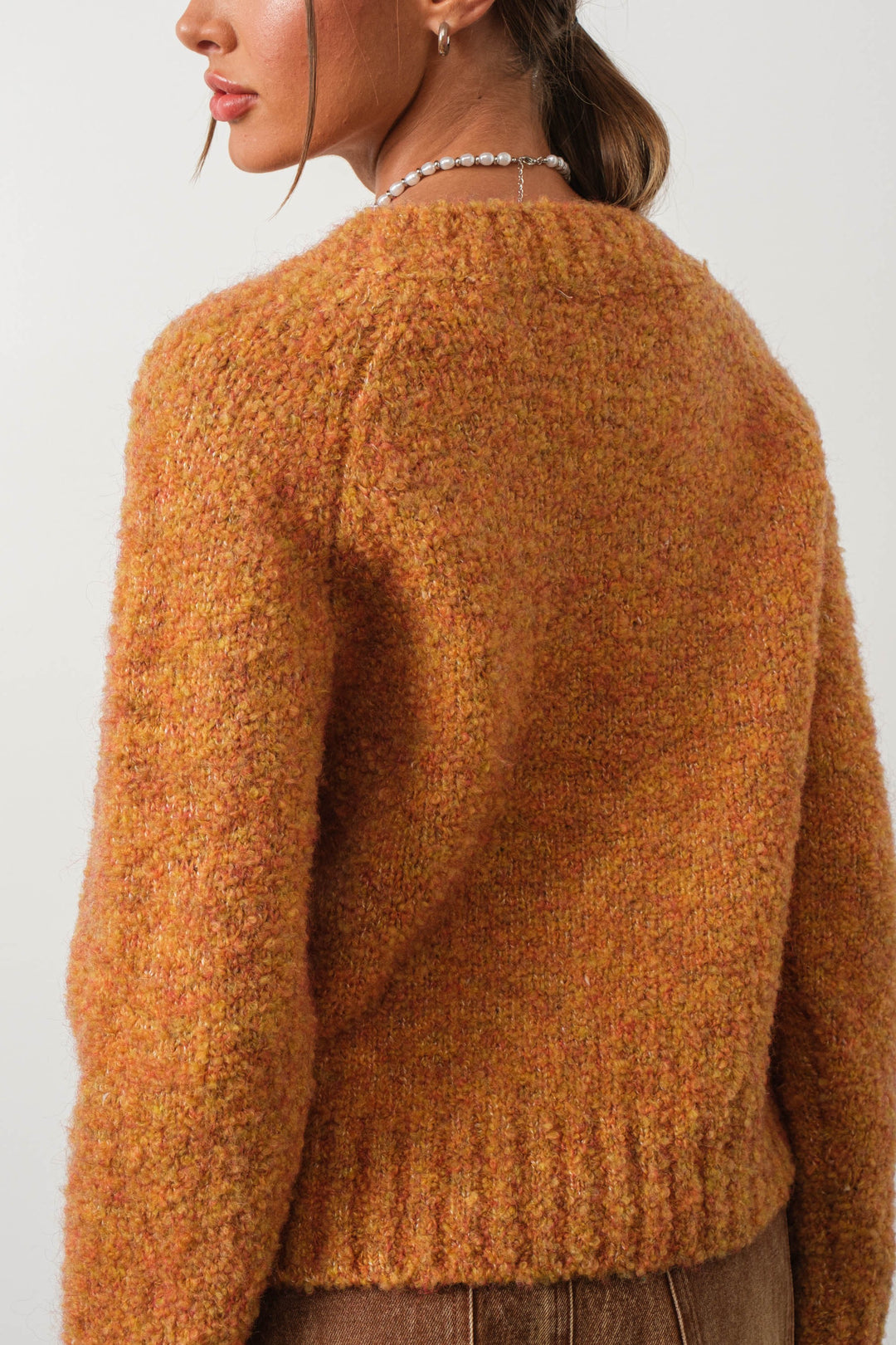 Boucle Knit Sweater