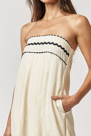 Elastic Back Wide Leg Jumper