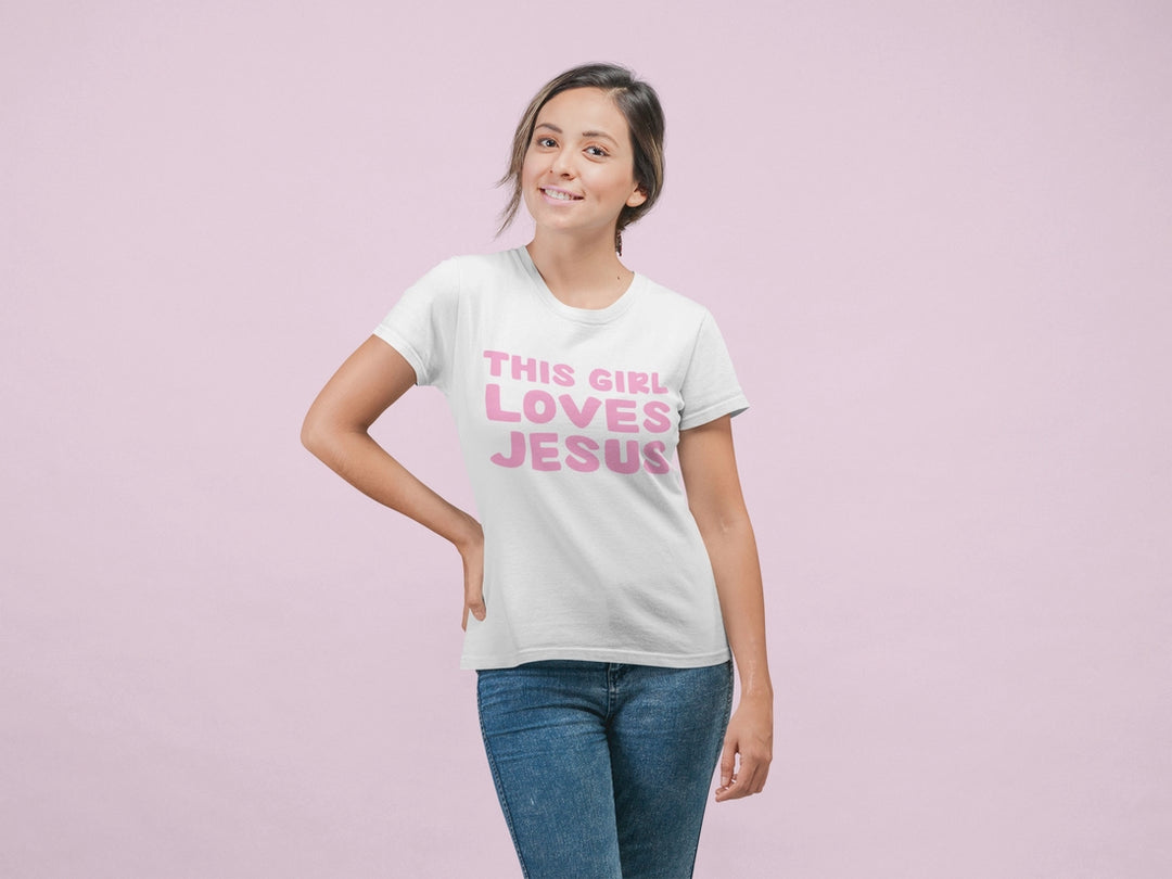 Christian Girl Loves Jesus Tee