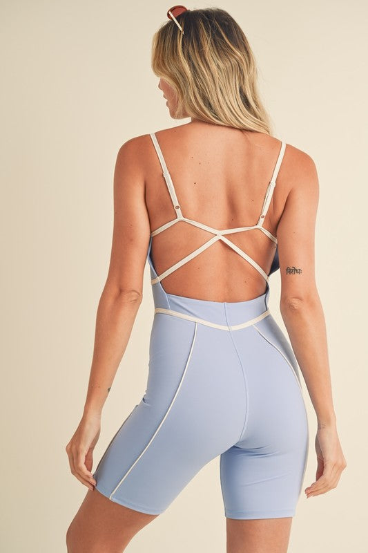 Trim Detailing Romper