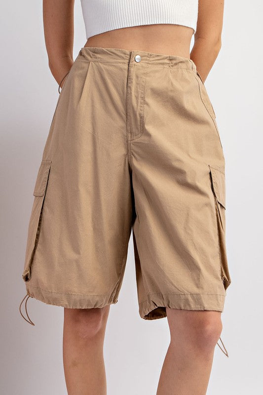 DRAWSTRING CARGO JORTS