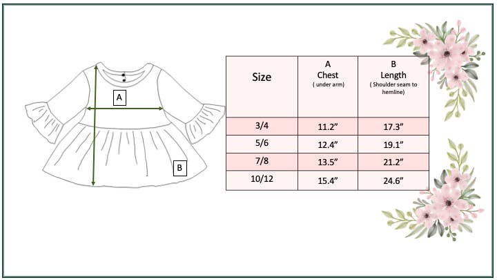 Kids Ruffle Long Sleeve Shirt With Buttons