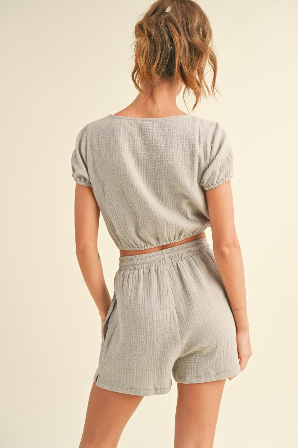 Cotton Gauze Short Set