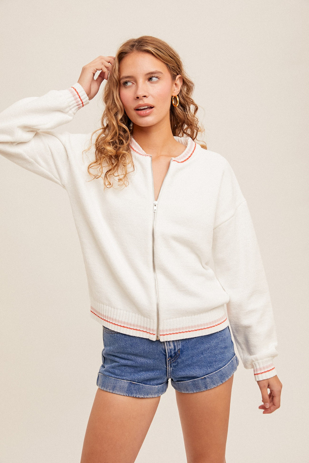 LOVELY VARSITY BOMBER JACKET