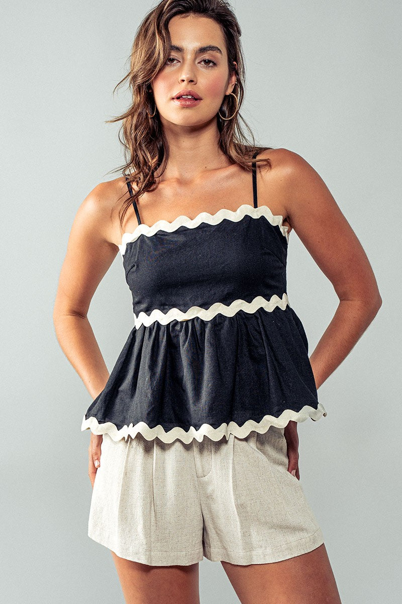 Ric Rac Peplem Top