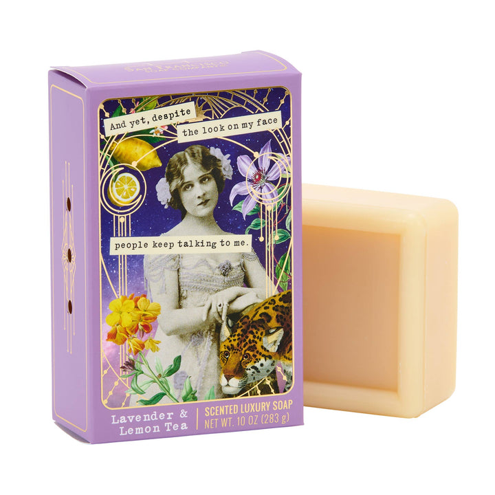Snarky Vintage Collage Bars Lavender &amp; Lemon Tea