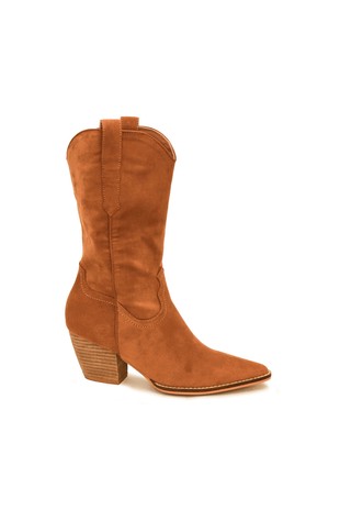 ARISA Suede Western Boots