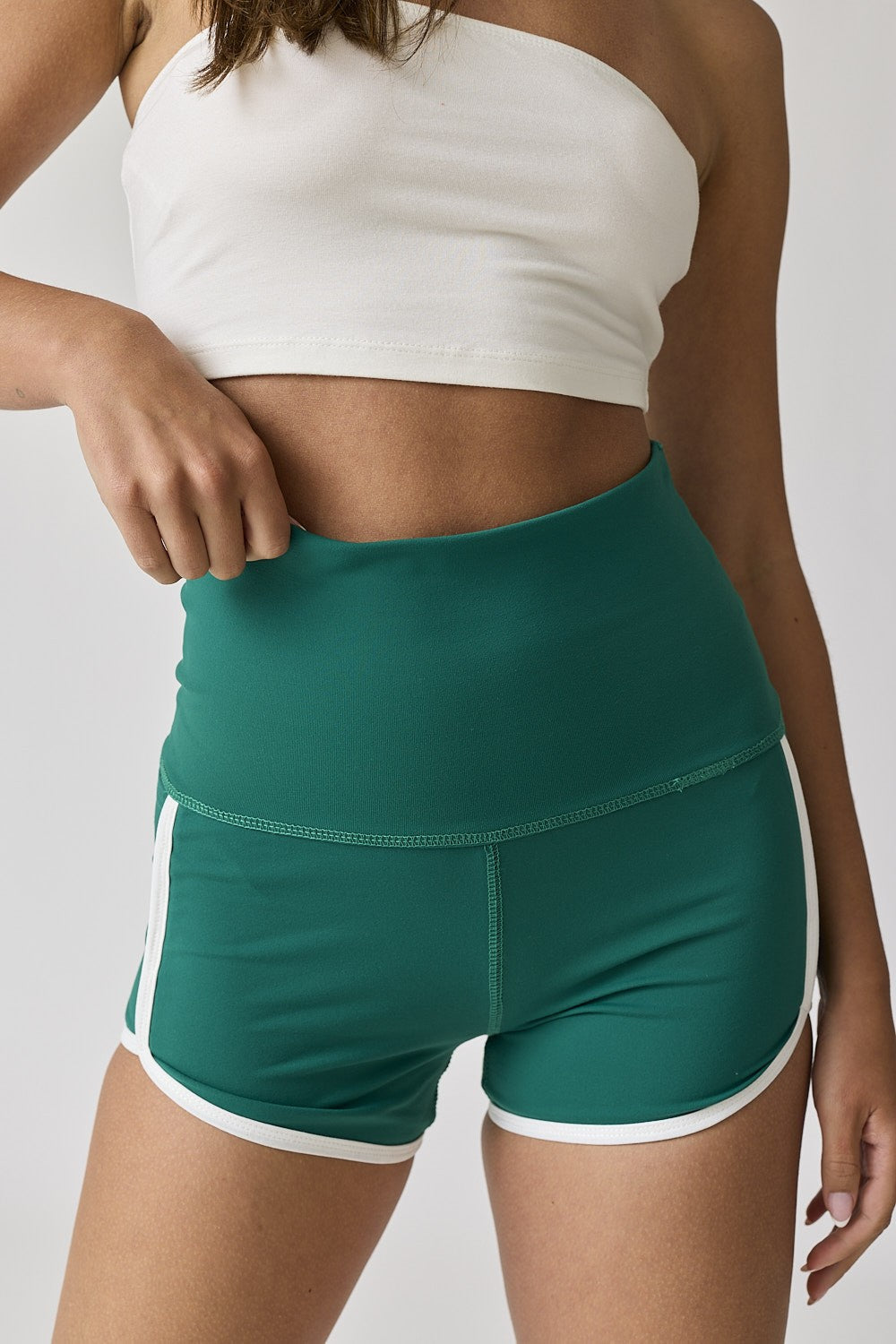 Ella Contrast Piping Shorts
