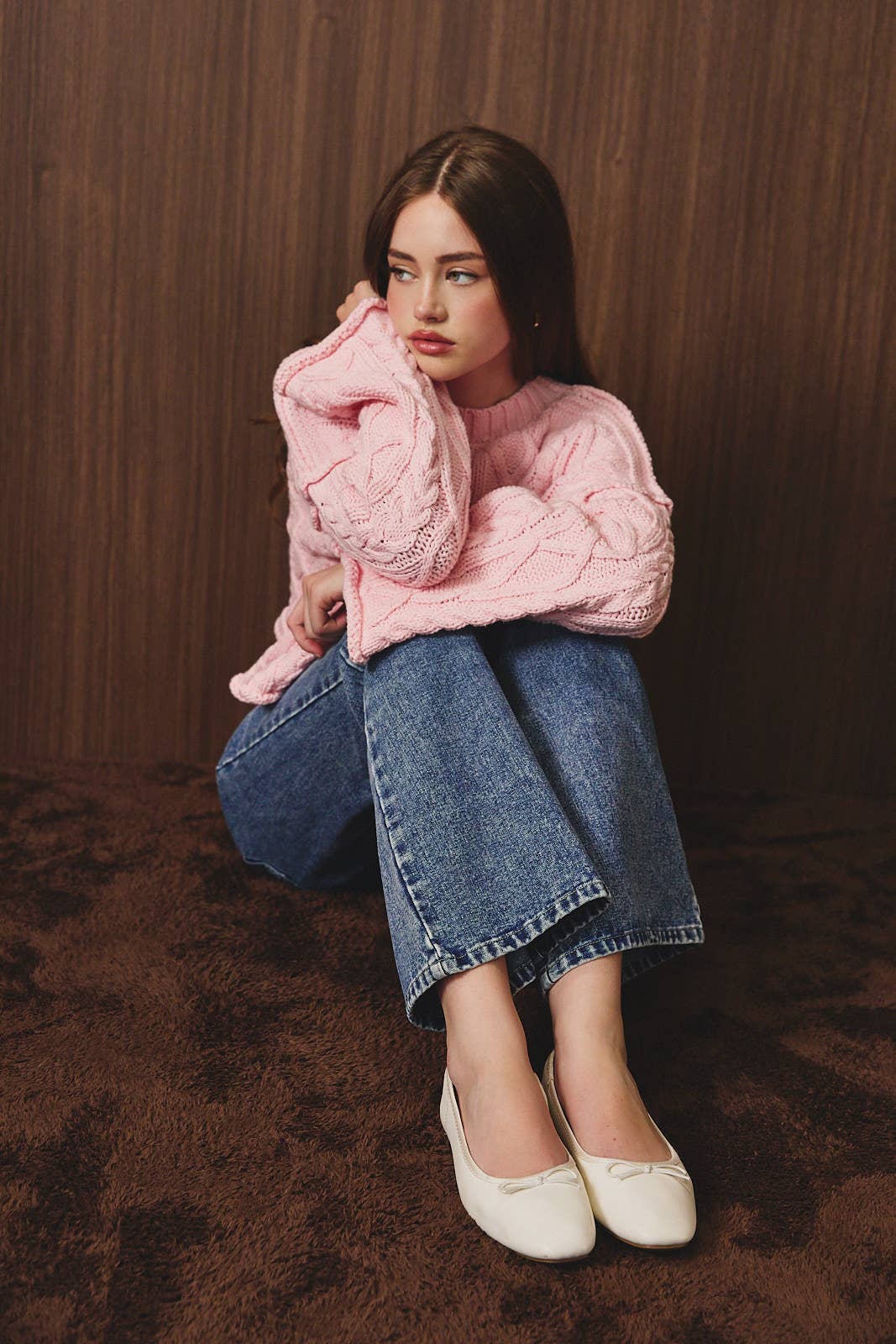 Low rise fare denim jeans