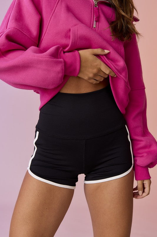 Ella Contrast Piping Shorts