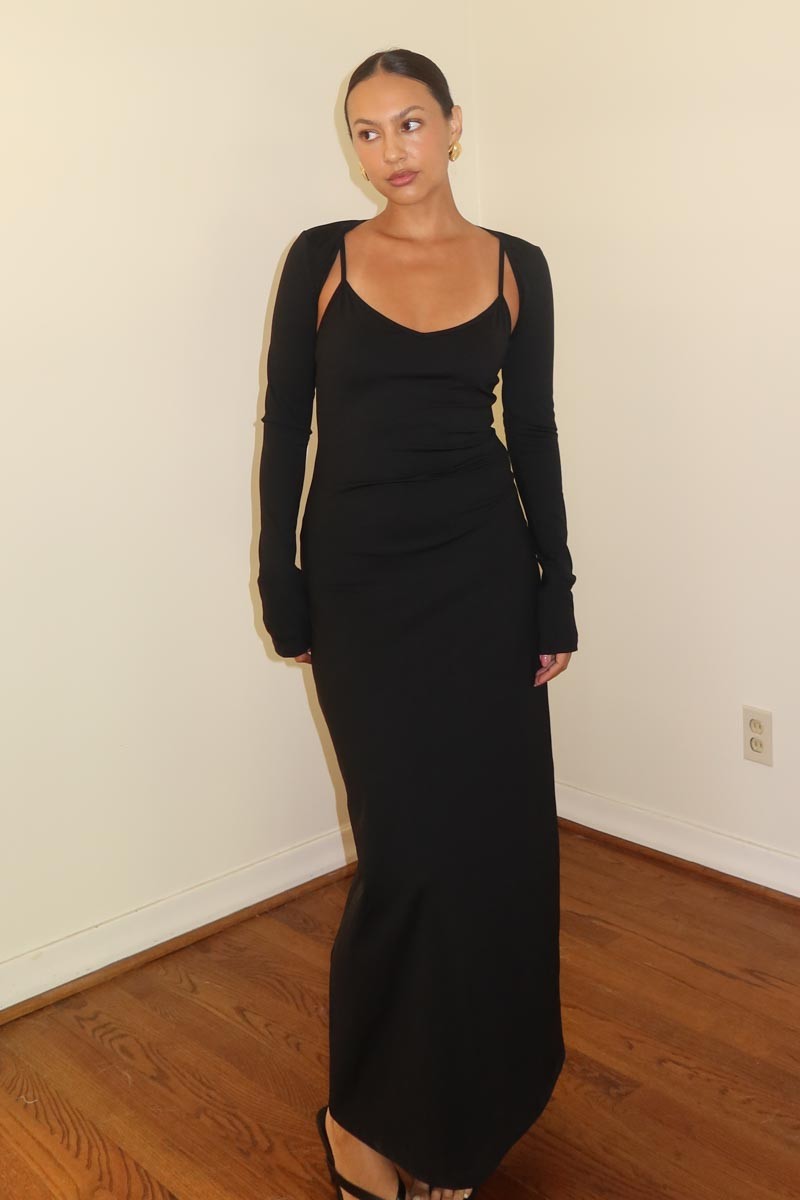 MAXI DRESS W/ BOLERO