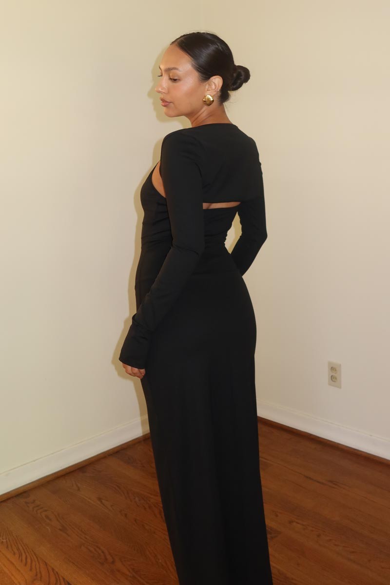 MAXI DRESS W/ BOLERO