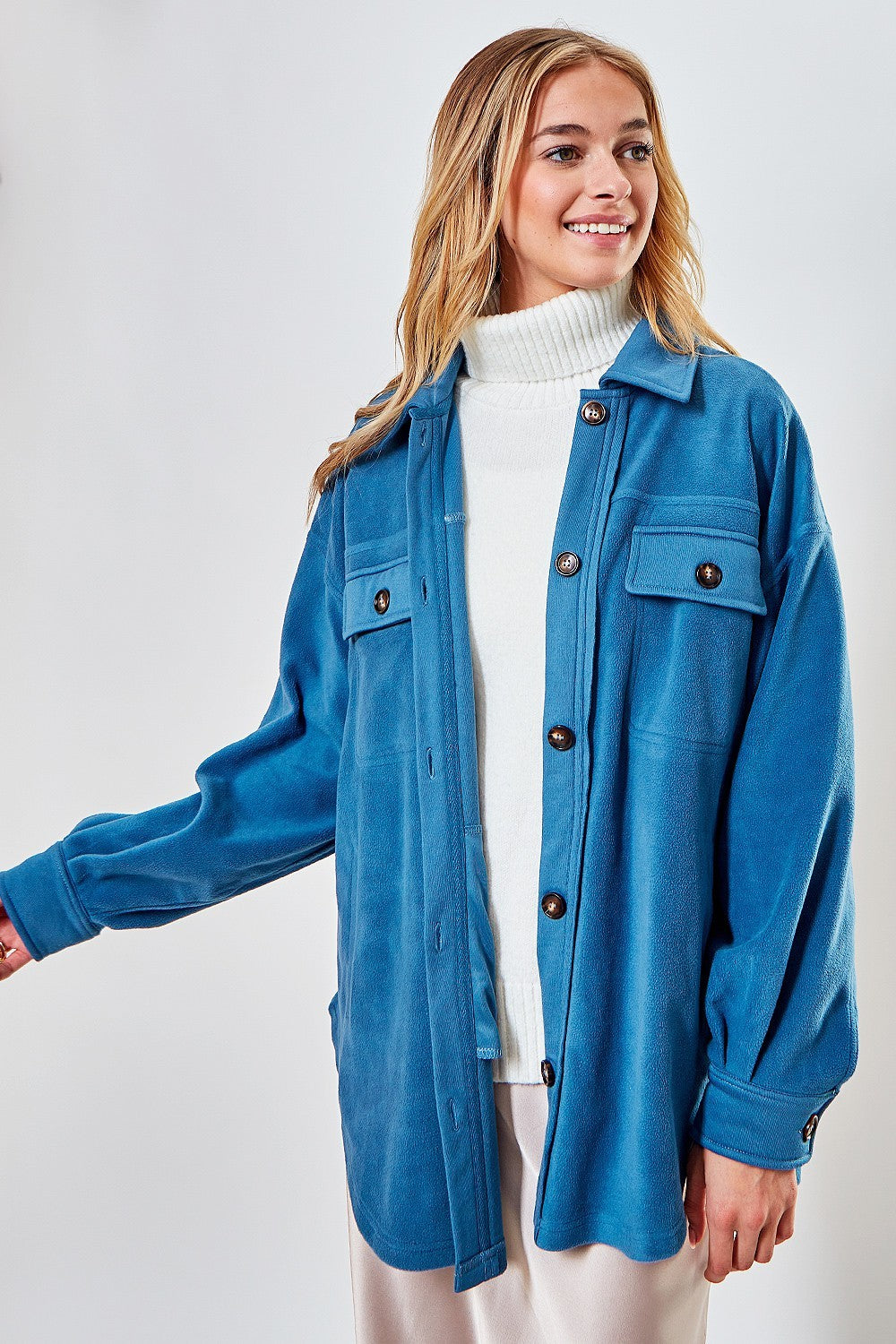Super soft Brushed Shacket