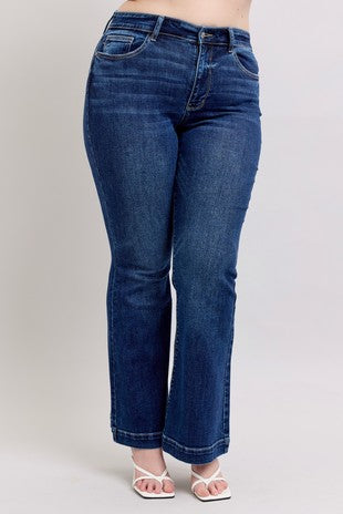 Curvy Trouser Flare Jeans