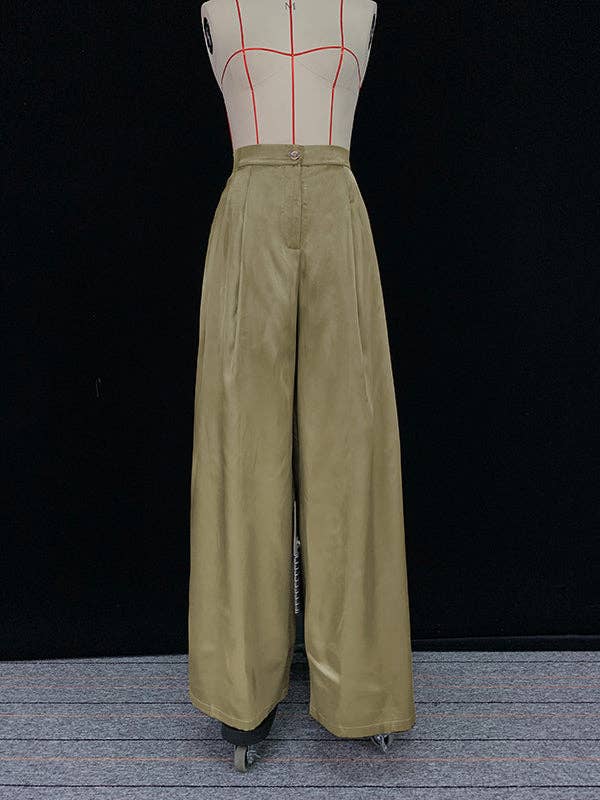 Hoodies &amp; Wide Leg Pants 2 Pieces Set